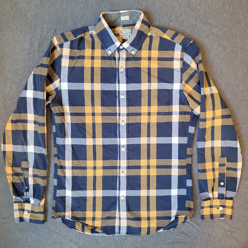 J.Crew Slim Fit plaid dress shirt